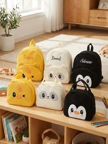 Mochila & Lonchera Personalizada con Nombres Bordados a Medida, Adorable Bolsa de Regreso a la Escuela, Regalo Único para Él o Ella - Multicolor - Ver 6