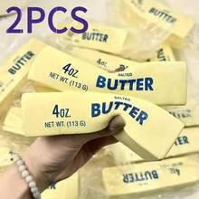 5 PCS Slow Rising Butter Stick Squeeze Toy, Premium TPR Ultra Soft Moist Elastic Moldable Squishy Fidget Toy, Simulated Food Sensory Calming Decompression Gadget, Creamy Cheese Butter Stick Palm-Sized Tactile Accessory, Smooth Skin-Friendly Squeezable Texture For Satisfying Kneading & Pressing, Anxiety, Stress, ADHD & Autism Relief For Tension Release & Mood Calm, Playful Prank Toy And Emotional Regulation Prop, Minimalist Aesthetic Desktop Decor For Office & Home, Unisex Novelty Gift For Birthdays, Christmas, Holidays & Friend Gatherings, Durable Reusable Oddly Satisfying Anti-Stress Collectible Toy For Kids, Teens And Adults - Slow Rebound - View 14