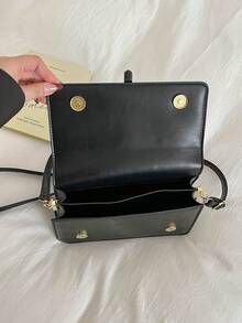 Versatile Minimalist Crossbody Bag For Women, Suitable For Commuting, Shopping, Work, Dating And Various Occasions, Elegant Design - Black - View 8