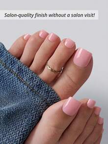 150pcs Toenail Patches - Soft Gel Nails, 5 Dopamine Color Matte Styles, Suitable For Women's Summer Wear Nail Decoration - Multicolor - View 4