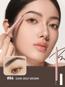 PINKFLASH 眉筆 自然眉色 滑順精準上色 易暈染 持久防水 眉妝 Y2K 美妝 女款 - #04 - 查看 12