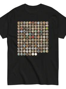 Building Bricks Full Characters List T-shirtblusas para mujer playeras de mujer vestidos casuales para mujer y2k playeras deportivas para mujer verano camisetas ropa de mujer Fashion Perfect For Daily - Negro - Ver 6