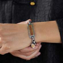 1pc Five Wealth Gods Bracelet, Luxury Unisex Accessory - E370 - View 3