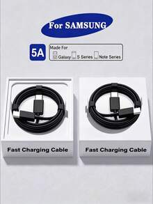 NNBILI 2条装 PD 45W USB-C 数据线 1米/2米 兼容三星 Galaxy S20 S21 S22 S23 S24 S25 S26 Ultra Note 10+ 5G 20 A53 A54 超快充电 USB Type-C 数据线 - 彩色 - 查看 11
