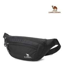 CAMEL CROWN Unisex Sports Waist Bag, Suitable For Running, Phone Pouch, Multifunctional Ultra-Thin Invisible Waistband, For Morning Jogging & Fitness - Black - View 6