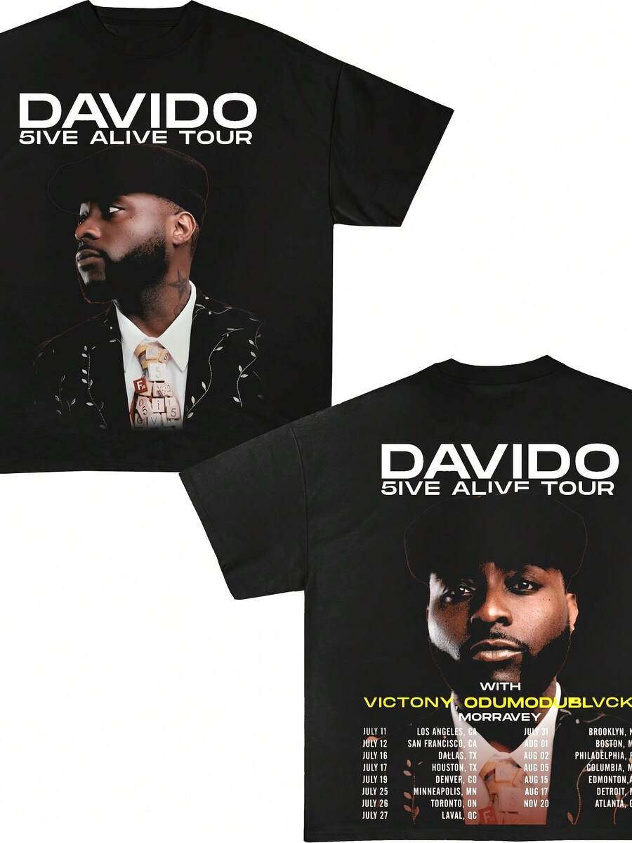 Do 2025 Shirt  Do 5 Al Tour Fan Merch  Graphic Tee  Timeless - Black - View 1