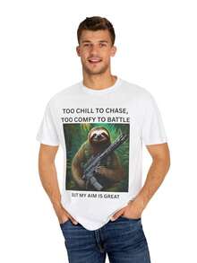 other T1EE Jungle T1S1Hirt, Animal Lover Gift 100 ringsspun US cotton. - Blanco - Ver 2