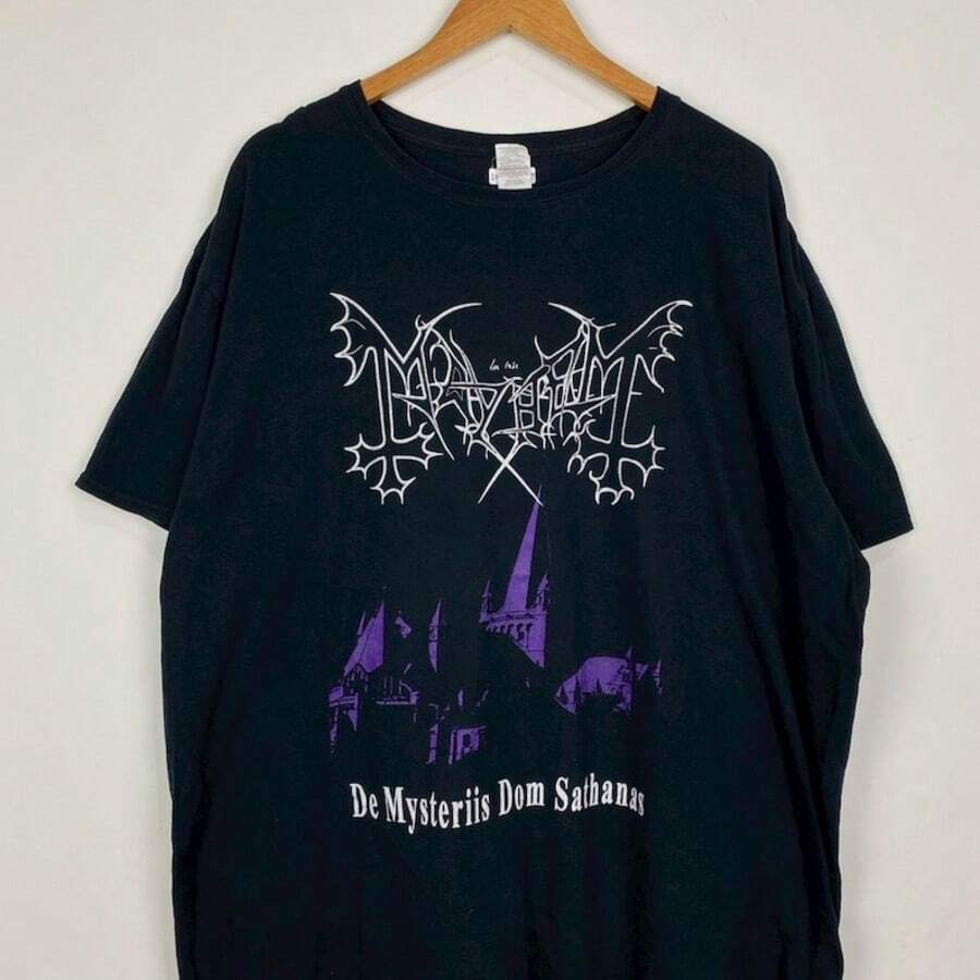Vintage Mayhem Band Promo T-Shirts DO1649 - Black - View 1