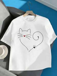 Dam-T-shirts - Vitt - Visa 2