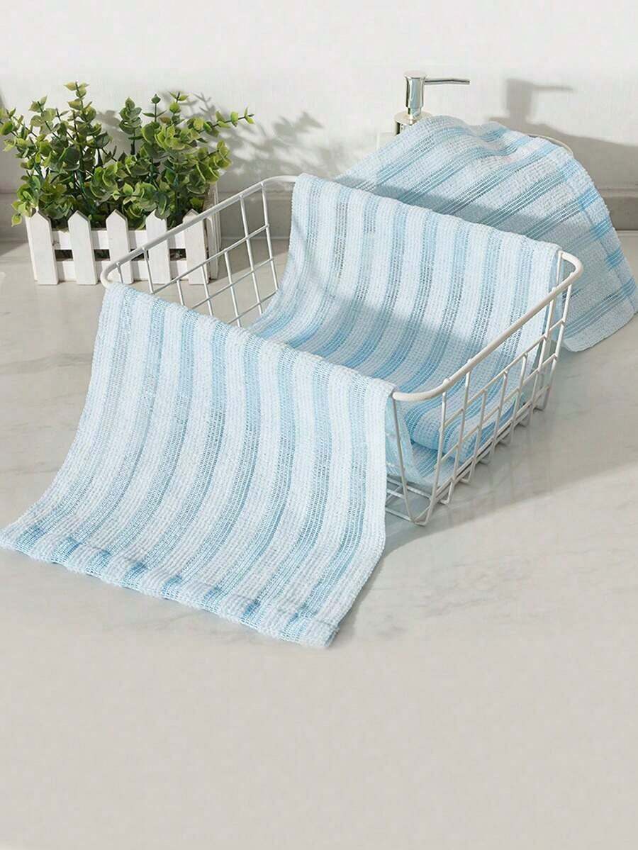 1/2pcs Japanese Style Exfoliating Bath Towel, Easily Lathers, Shower Scrubber For Men And Women