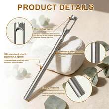 Mũi khoan móng 1.8mm, dụng cụ loại bỏ chai sần, dụng cụ loại bỏ lớp biểu bì, dụng cụ dũa móng chân. - Nhiều màu - Xem 2