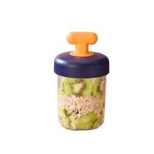 1pc Minimalist Overnight Oats Cup, Portable Sealed Takeaway Soy Milk, Yogurt, Smoothie, Cereal Cup With Lid And Spoon - Multicolor - View 5