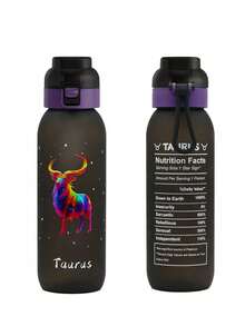 1 Sports Water Bottle, With 1 Random Flavor Pod, 33.81 Oz (Approx. 1000 Ml) Capacity, Compatible With 0 Sugar 0 Calorie Flavor Pods, Can Be Used As A Christmas Gift, Valentine's Day Gift, Or Birthday Gift. - Black - View 16