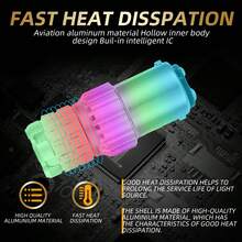 HYNBYZJ 2入 1157 LED煞車燈燈泡 DC12V T20 T25 3157 7443 LED燈泡 適用於汽車煞車尾燈 跑燈 停車燈 倒車燈 白色 紅色 黃色 - A - 查看 4