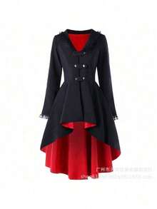 Cosplay Clothing - Black With Purple Background - View 5
