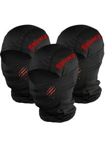 1pc Or 2pcs/Set Unisex Printed Balaclava Hat, Versatile Cycling Headwear, Face Mask For Outdoor Riding - Multicolor - View 9
