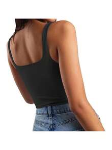 Women Tank Tops & Camis - Black - View 4