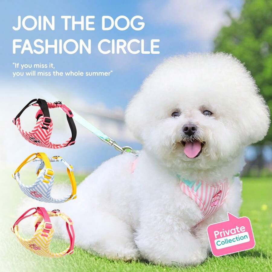 Arnés para perros pequeños, chaleco suave y ligero para cachorros, arnés transpirable para mascotas de perros de tamaño pequeño, sin ahogo, reflectante para paseos al aire libre