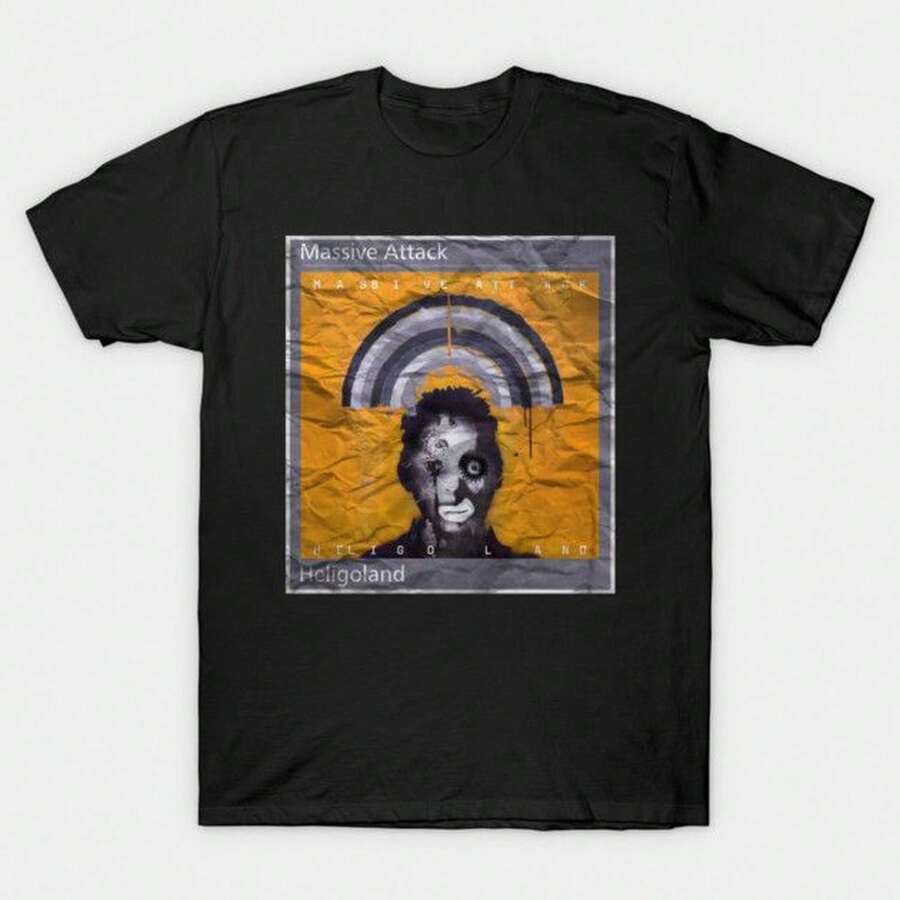 Album Cover Massive Attack __ Heligoland T-shirtShirt For Women Camiseta 100% Algodón Unisex - Playera Casual Premium de Corte Cómodo - Negro - Ver 1