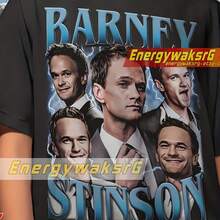 Barney Stinson How I Met Your Mother Vintage T-Shirt, Limited Barney Stinson Shirt Camisa para mujer Camiseta de algodón Camiseta 100% Algodón Unisex - Playera Casual Premium de Corte Cómodo - Negro - Ver 1