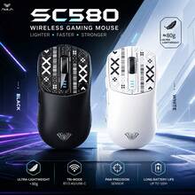 AULA SC580 Ultra-Light Wireless Gaming Mouse, With RGB Lighting, 3 Modes (Bluetooth/2.4G/Type-C), 10000 DPI, Long Battery Life, Ergonomic Design, Suitable For PC And Laptop - View 2