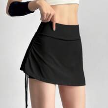 Women Sports Skirts & Skorts - Black - View 3