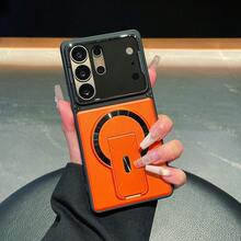 Ốp điện thoại đa năng với nam châm, giá đỡ và bảo vệ ống kính, tương thích với Samsung S26Ultra/S25ULTRA/S24ULTRA/S23ULTRA/S24/S25/S26 Galaxy A37 A36 A56 A57 S25FE A06 4G A16 A07 A17 - màu đen - Xem 5