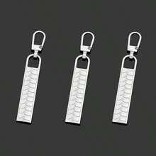 3/6/9pcs Simple Plaid Zipper Pulls - High Quality Zinc Alloy Zipper Sliders Replacement For Luggage, Jackets, Backpacks, Boots, Wallets And Coats - Easy To Install, No Tools Needed, Reusable Zipper Pulls Accessories - Multicolor - View 12