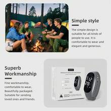 1只男士优雅驱蚊手表，精致静音，适合各种场合，腕围可调节，室内驱蚊器，经典款细腻驱蚊手表，物理驱蚊，运动驱蚊，时尚百搭，适合作为礼物送给家人、爱人、朋友。 - 灰色 - 查看 8