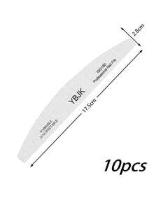 Bộ 50/5 chiếc dũa móng tay hình lưỡi liềm chuyên nghiệp, giấy nhám 100/180 grit, dụng cụ làm móng, dụng cụ làm móng nghệ thuật, đồ dùng cần thiết cho trường học, dụng cụ làm móng, dụng cụ làm móng giả chuyên dụng. - Nhiều màu - Xem 9
