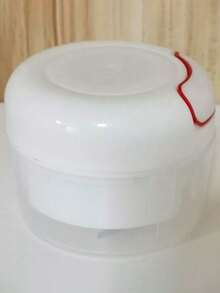 手動拉繩食物切碎器 - ABS材質大蒜研磨器與蔬菜處理器，無需用電，適用於洋蔥、肉類、辣椒、胡蘿蔔、水果、堅果、香草 - 彩色 - 查看 11