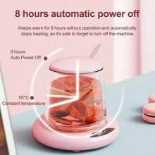 SOKANY Smart Insulated Cup Warmer Pad, USB Powered, Portable, 3-Level Temperature Control (55-75℃), One-Touch Start, 8-Hour Auto Shut-Off, Worry-Free Use, Home & Office Desk Cup Heating Gadget - Multicolor - View 4