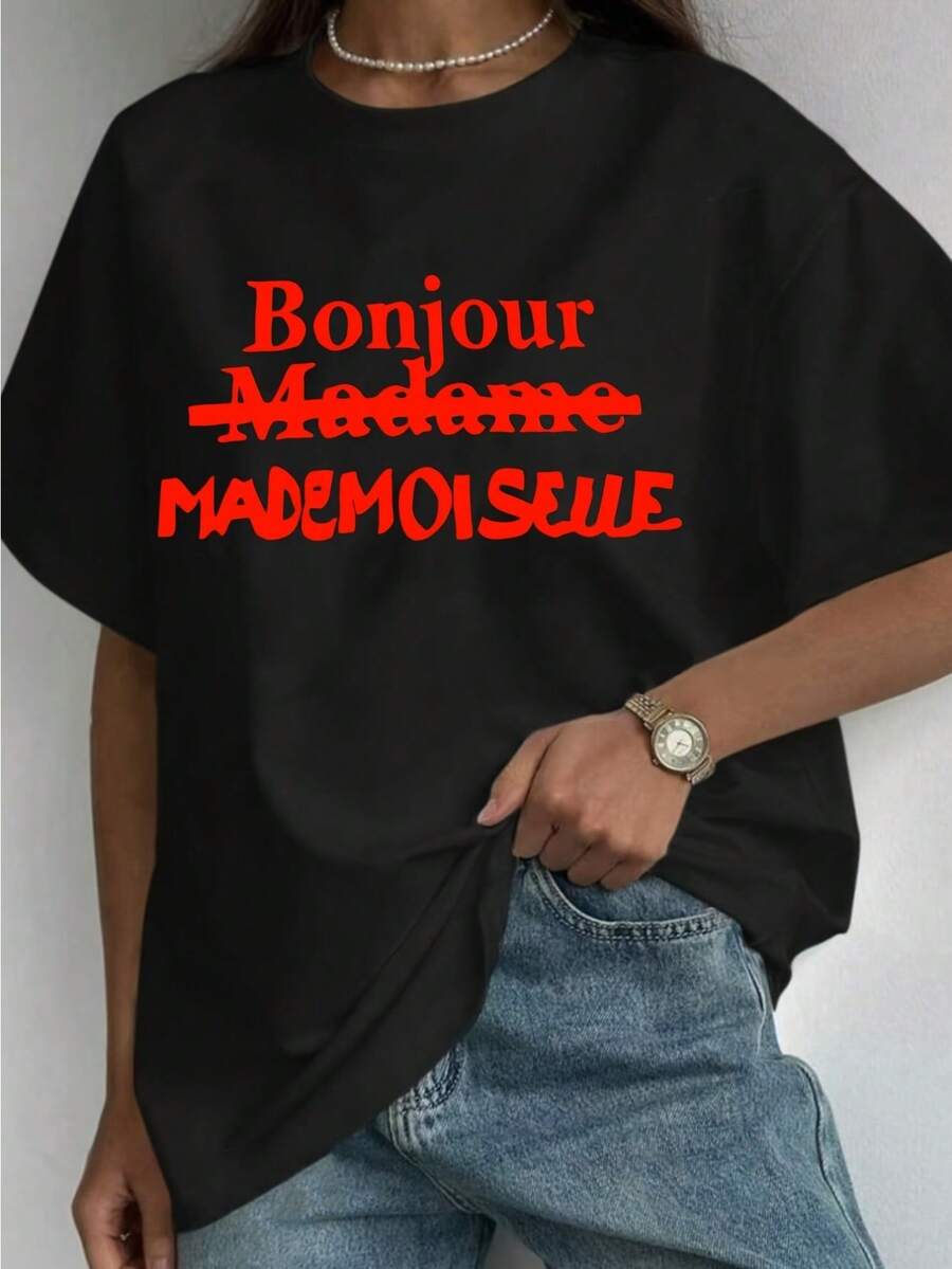 Women T-Shirts - Black - View 1