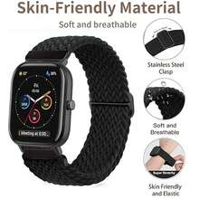 2入快拆替換錶帶 尼龍編織環 相容於 Galaxy Fit 3 & 華為 Watch Fit 3/4/5/4 Pro/5 Pro - for Hua wei fit5/fit5 pro - 查看 5
