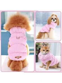 3-Layer Thick Warm Dog Coat, Suitable For Small-Medium Dogs, 8 Color Options, Autumn/Winter - Multicolor - View 4