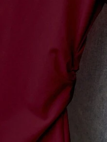 Camiseta ajustada de mujer con estampado de letras, silueta estilizante, estilo casual/al aire libre, nueva llegada de verano, color rojo - Burdeos - Ver 5
