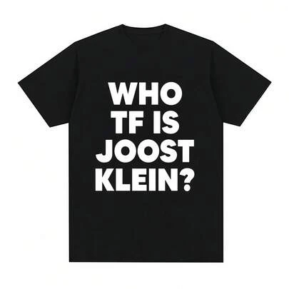 Camiseta Who Tf Is Joost Klein, Retro Harajuku T-Shirt für Damen von Europapa Eurovision, lässiges Oversize-T-Shirt