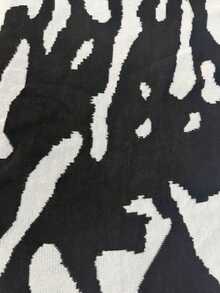 LONG SKIRT COW ANIMAL PRINT COLD WINTER FASHION STYLE PLUS SIZE - Multicolor - Ver 2