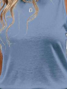, Conjunto de 2 Piezas para Mujer, Camisola de Cuello Redondo con Estampado de Lunares y Pantalones Cortos, Ideal para Verano, Conjunto Casual de Dos Piezas para Salir. - Multicolor 6 - Ver 3