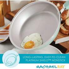 Rachael Ray Create 13 Piece Delicious Aluminum Nonstick Pots And Pans, Light Blue - View 6