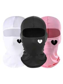 1/2 chiếc khẩu trang chống tia UV in hình unisex, khăn quàng cổ đi xe máy, thoáng khí cho các hoạt động thể thao ngoài trời, phù hợp cho các chuyến đi chơi hàng ngày, trượt tuyết, đạp xe, tiệc tùng, v.v. - Nhiều màu - Xem 25