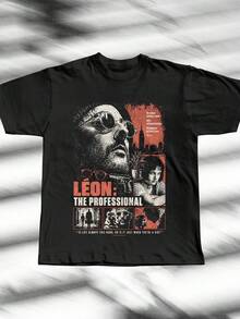 Lon The Professional Graphics T1EE Luc BesS1on Film T1S1Hirt 90s Cult Action Movie A1parel. - Negro - Ver 2