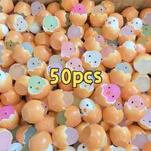 10/30/50pcs DIY Luminous Egg Waffles, Mini Resin Animals, Glowing Eggs In The Dark, Perfect For Birthday Gifts, Sock Gifts, Party Gifts, Classroom Rewards, Prank Games, Landscape Gardens, Desktop Decorations, And Car Decorations! - Multicolor - View 8