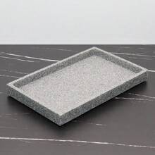 Minimalist Luxury Bathtub Tray, Hotel/Home Use Vanity Organizer, Toothpaste Storage - Medium Flat Bottom - View 8