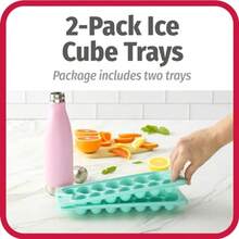 FdsGood Cook - 2 Pack Ice Cube Trays Vxcv - White - View 5