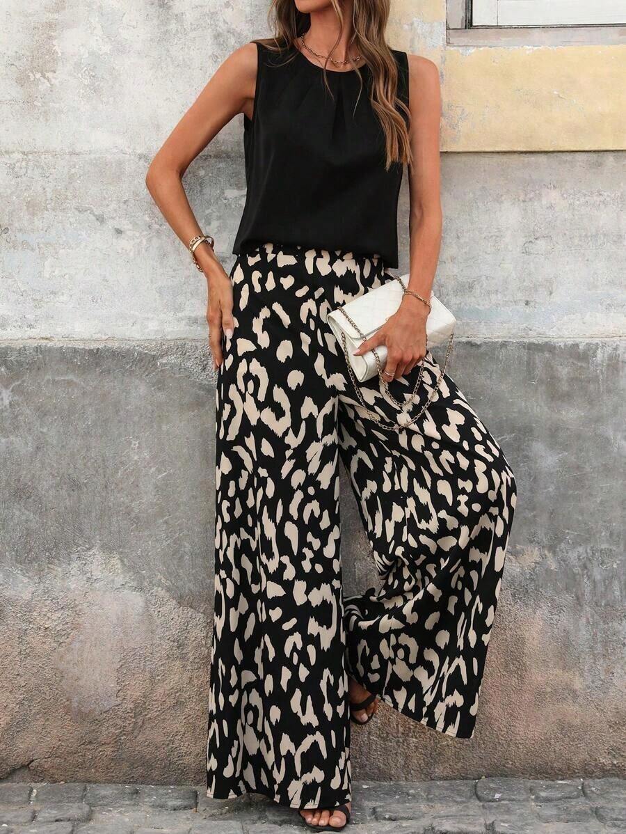 Conjunto de dos piezas para mujer para uso diario - Multicolor - Ver 1