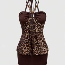 Women Blouses & Shirts - Brown - View 2