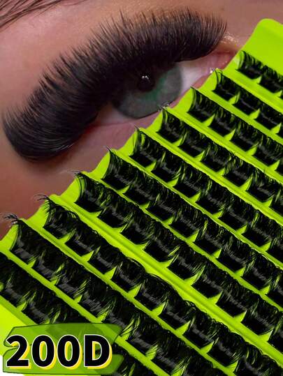 Lash Individuals 100pcs Russian Lash Extensions Kit 3D Volume Eyelash Clusters D-Curly Lash Clusters Kit 10-18MM DIY Eyelash Extensions, Individual Lash Clusters, Multi-Type Natural Look, Reusable Individual Segmented False Eyelashes Wispy&Ultra Soft DIY Eyelash Extension At Home Lash Clusters, Eyelash Clusters, Individual Eyelashes, Lashes, Fake Lashes, Women, Holiday, Fake Eyelashes, Lash Clusters.