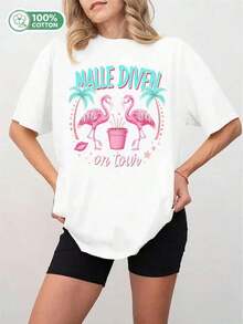 Dam-T-shirts - Weiss - Visa 1
