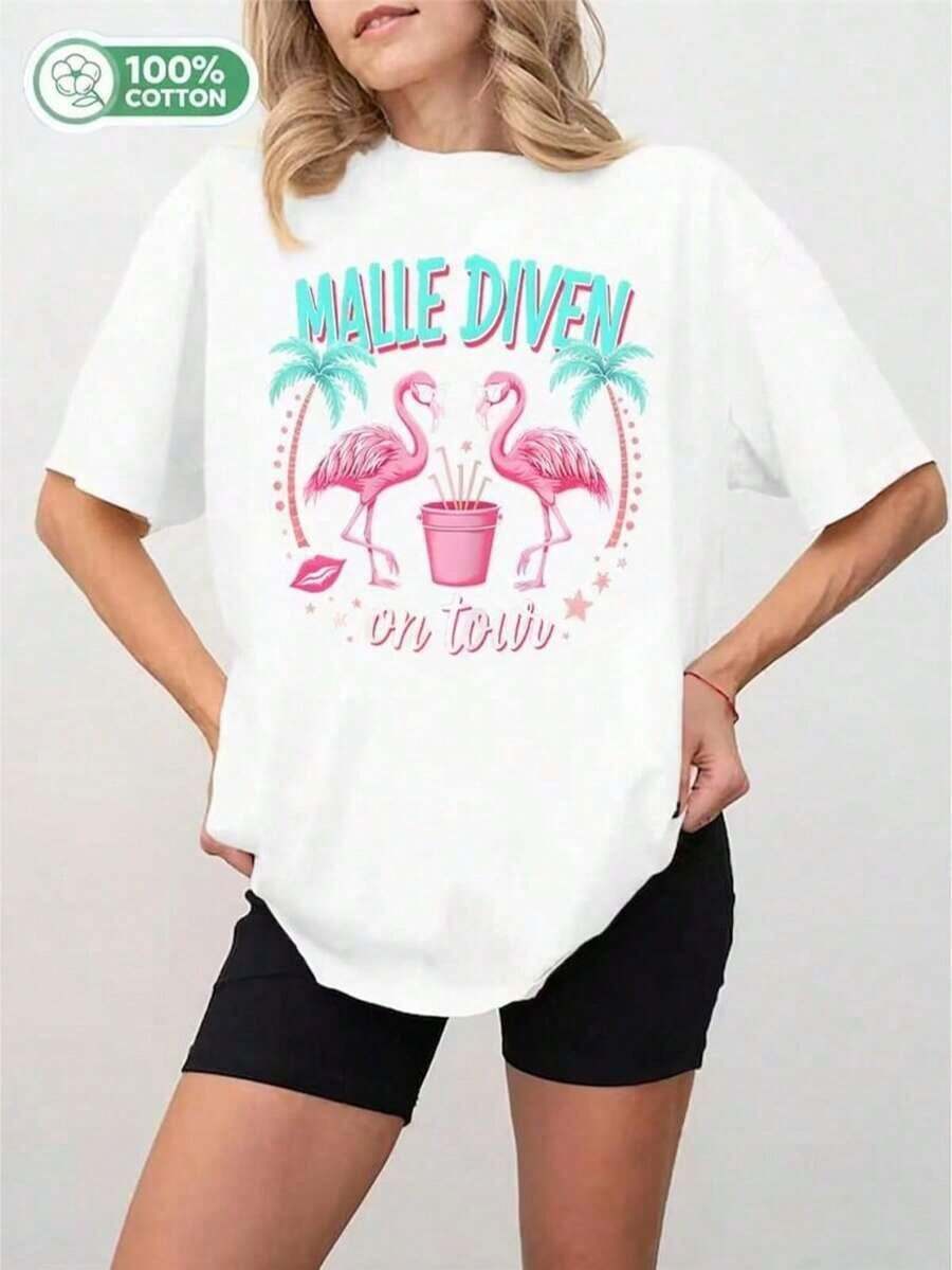 Dam-T-shirts - Weiss - Visa 1